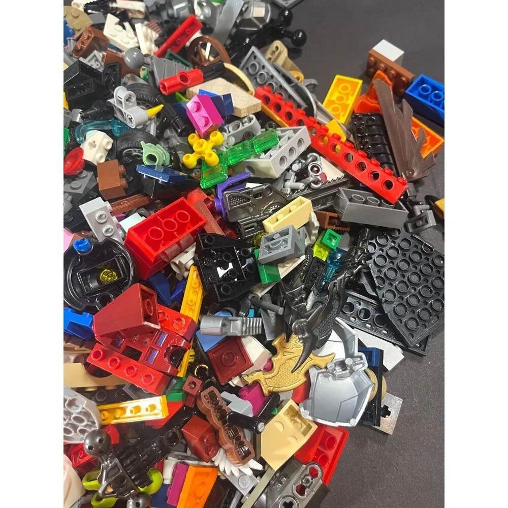 Lego Building Blocks Bricks Bundle Miscellaneous Pieces By the Pound